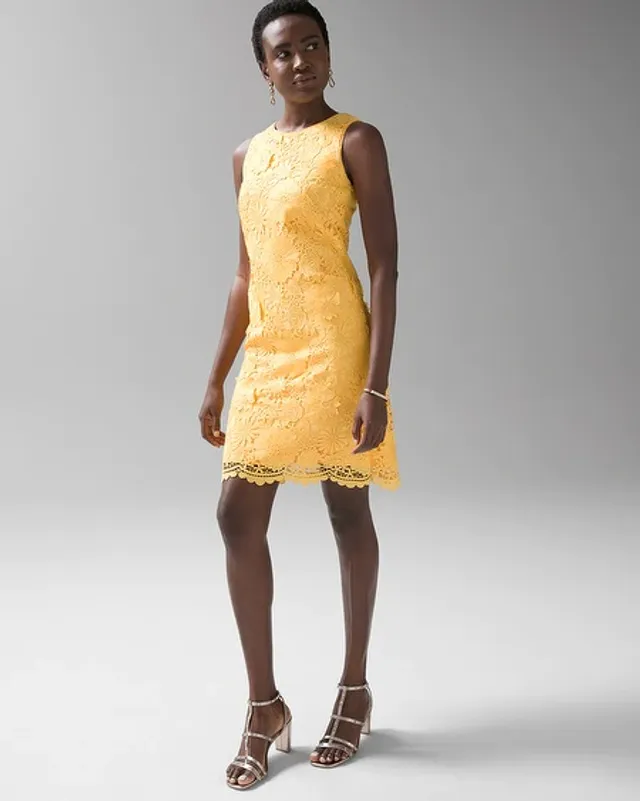 White house black 2024 market yellow dress