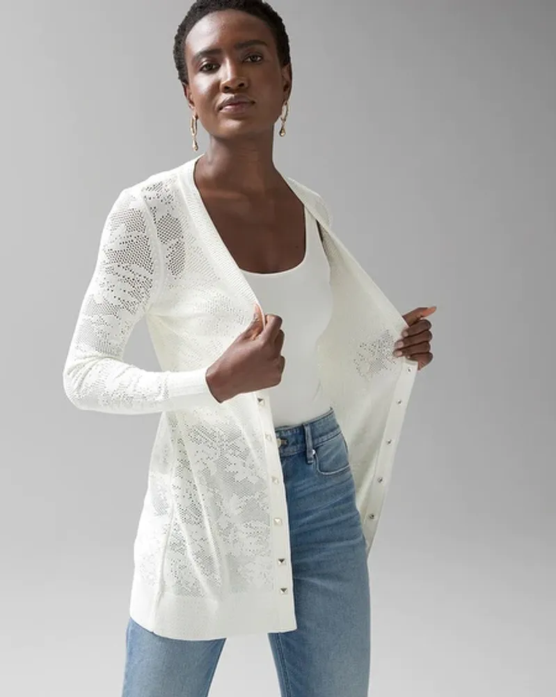 Lace open hotsell front cardigan