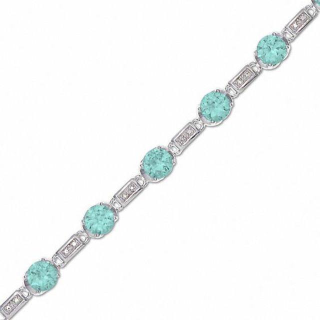 Zales aquamarine outlet bracelet