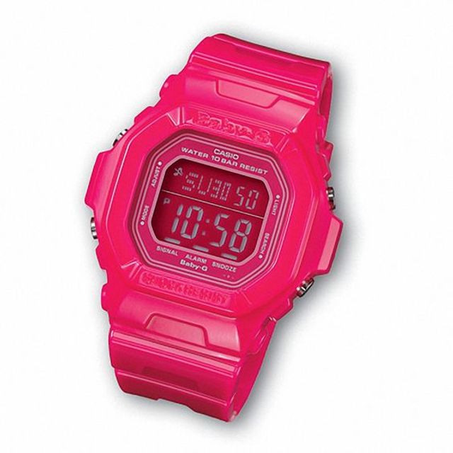 Zales Ladies' Casio Classic Pink Baby-G Watch (Model: Bg