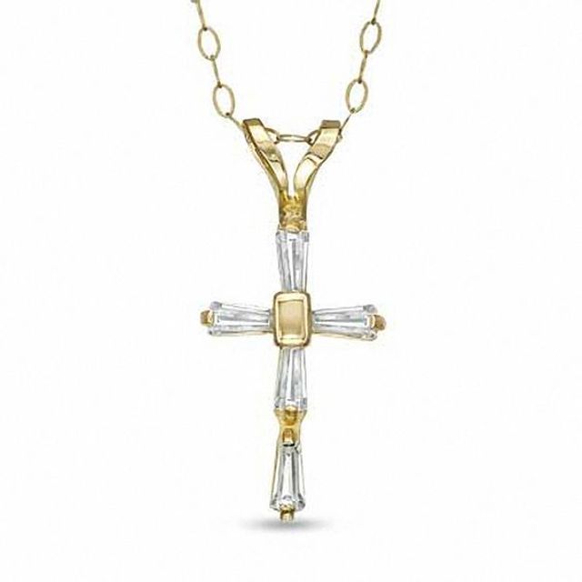 Zales baby deals cross necklace