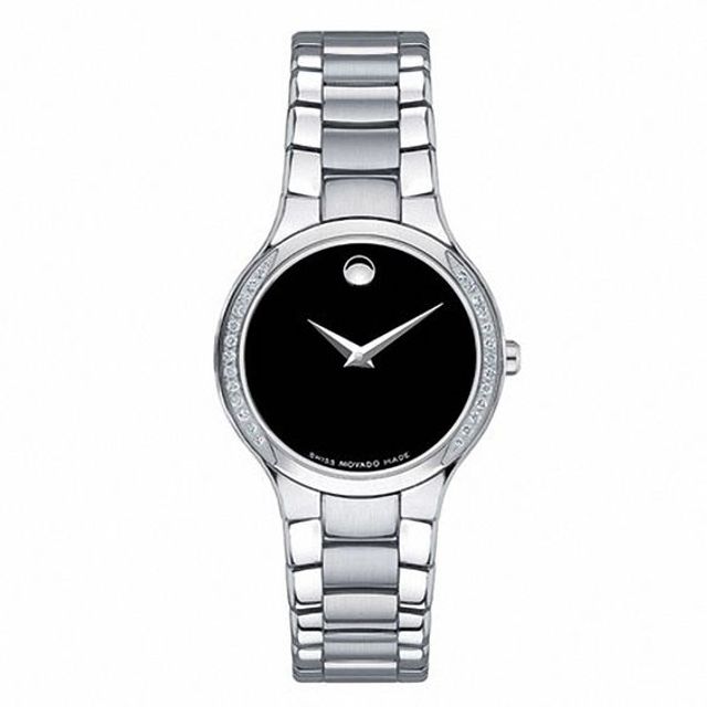 Ladies movado discount watch with diamonds