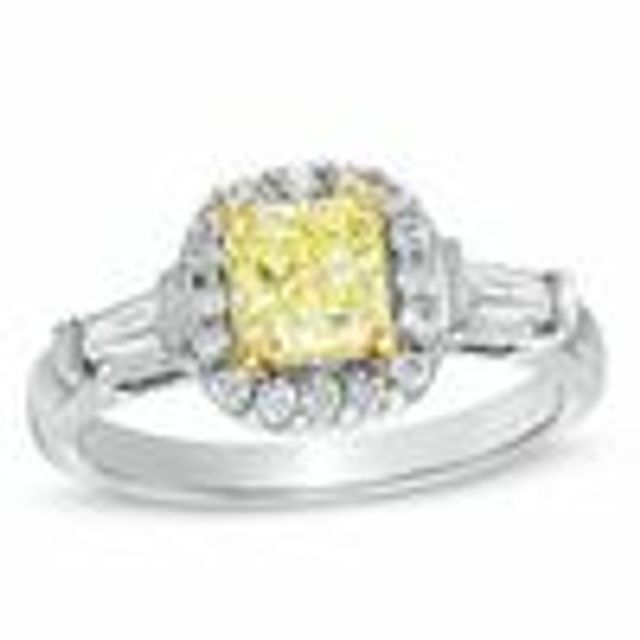 Zales yellow diamond deals ring