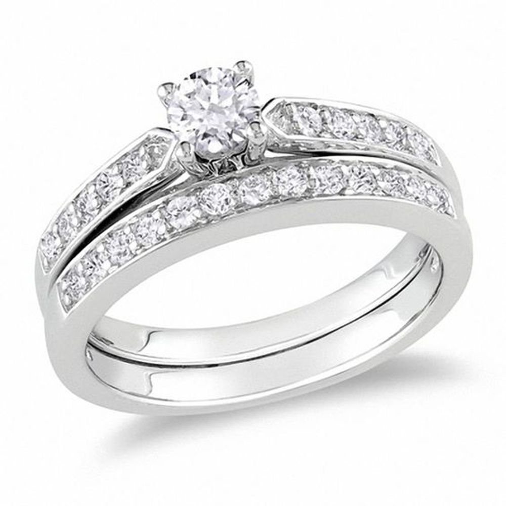 Zales 1 sale carat bridal set