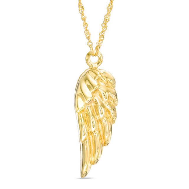 zales angel wing locket