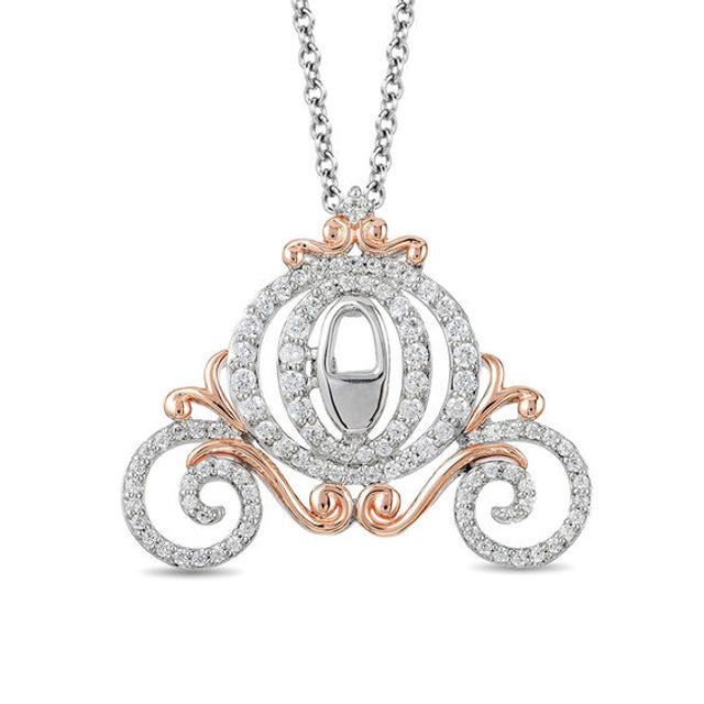 Disney sale carriage necklace