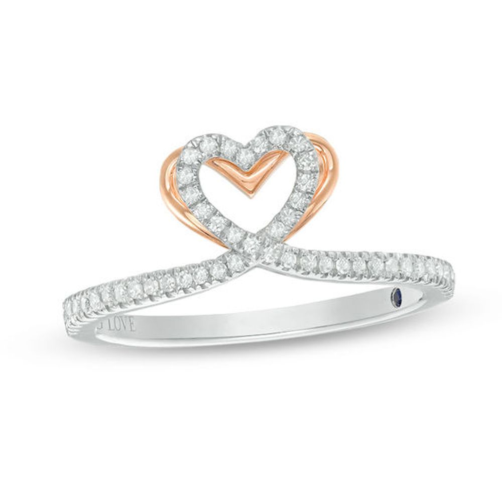 Vera wang heart on sale shaped engagement ring