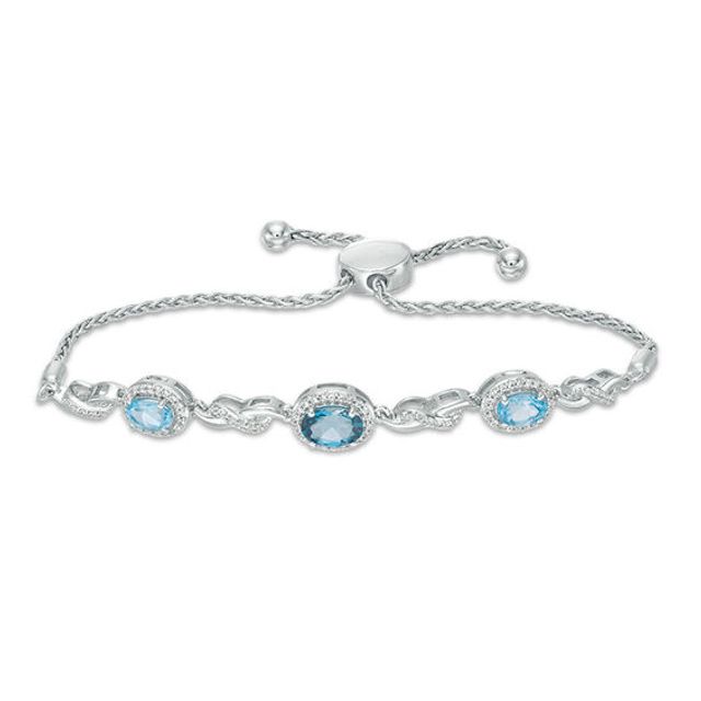 Zales blue topaz on sale bracelet