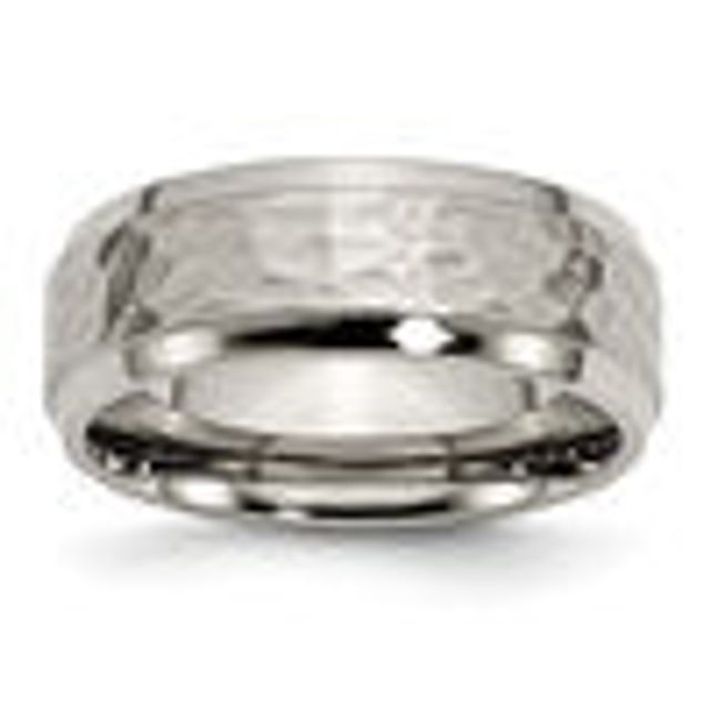 Zales hammered hot sale wedding band