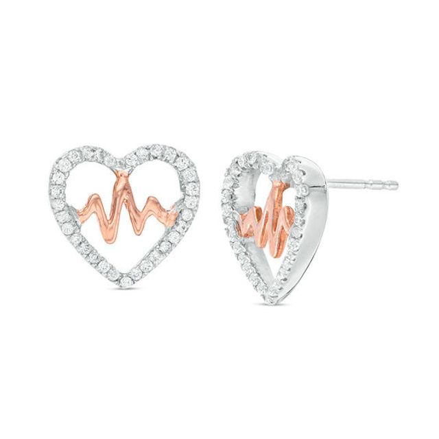 heart earrings zales