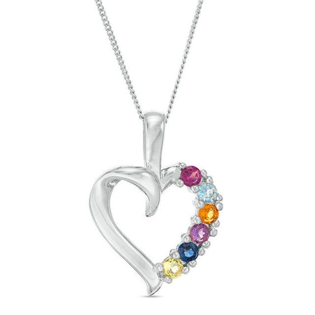 7 on sale birthstone necklace