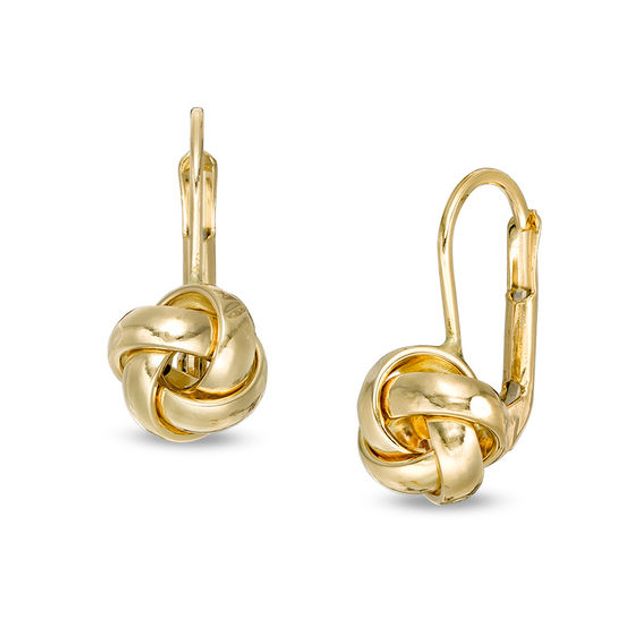 Zales love clearance knot earrings